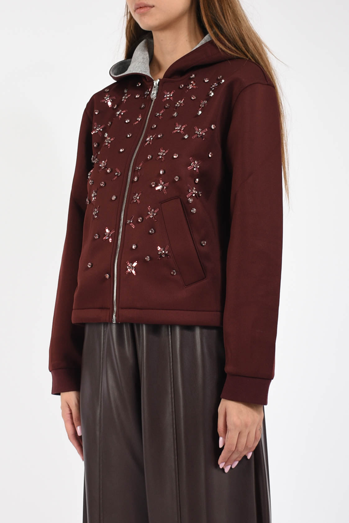 giubbino in felpa arama