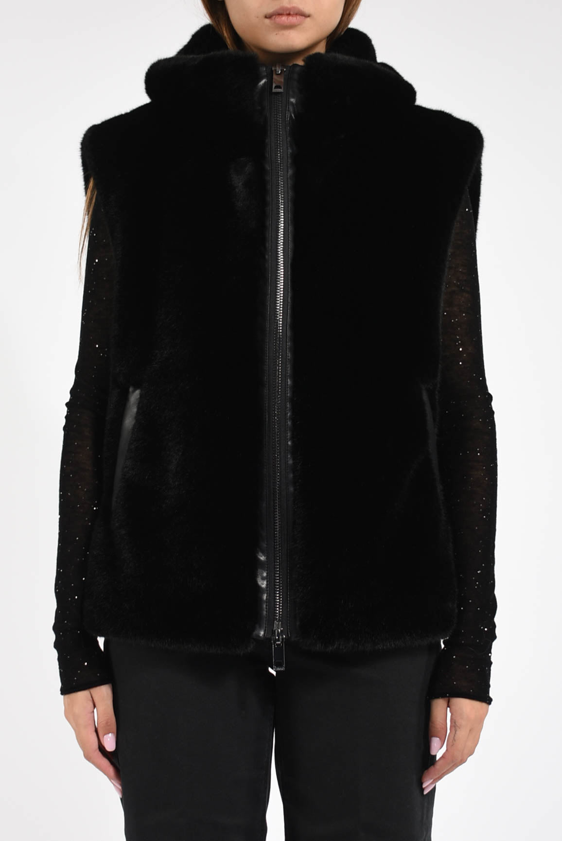 Gilet effetto pelliccia deyn