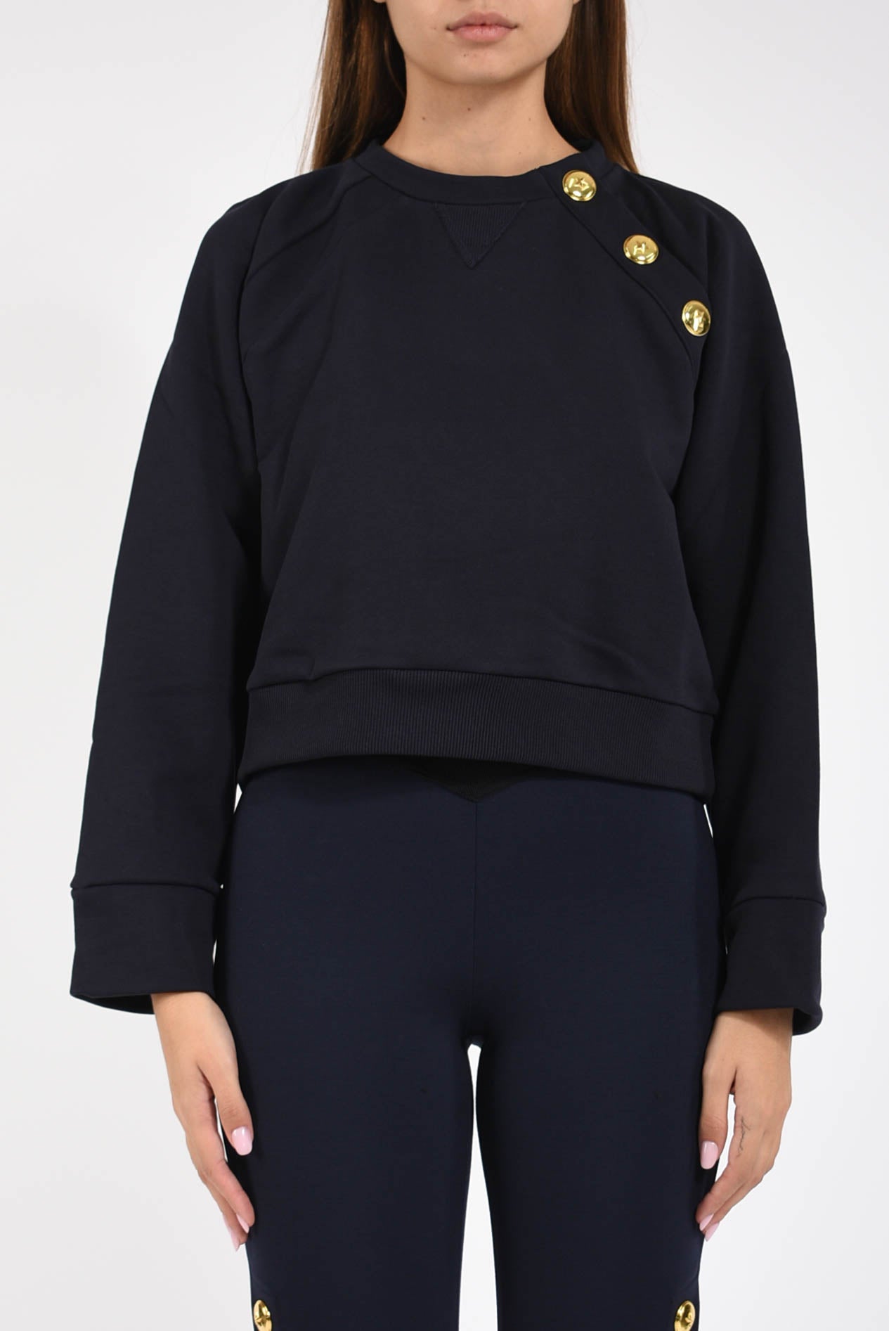 Felpa girocollo margarina