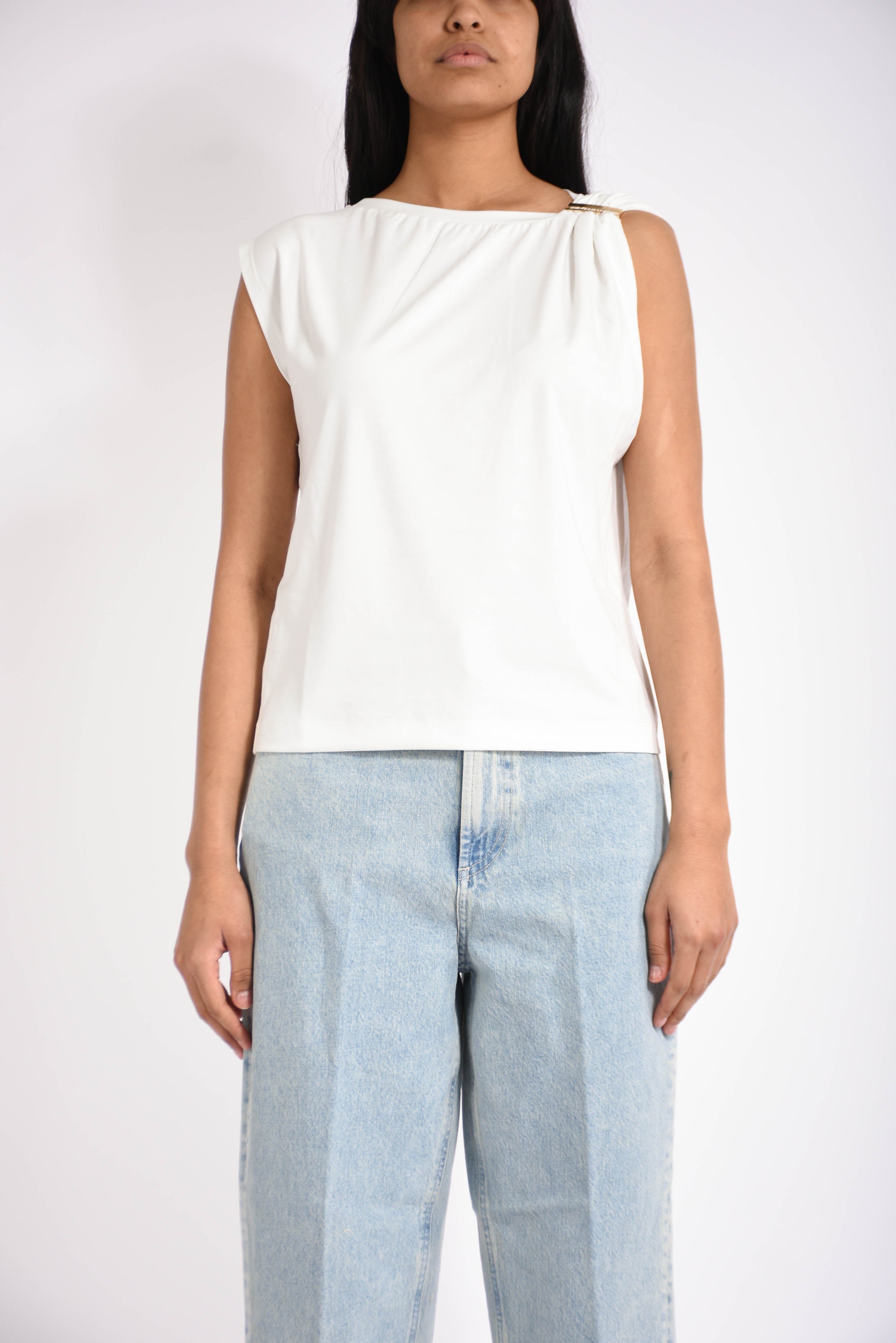 Top con dettaglio dorato melody