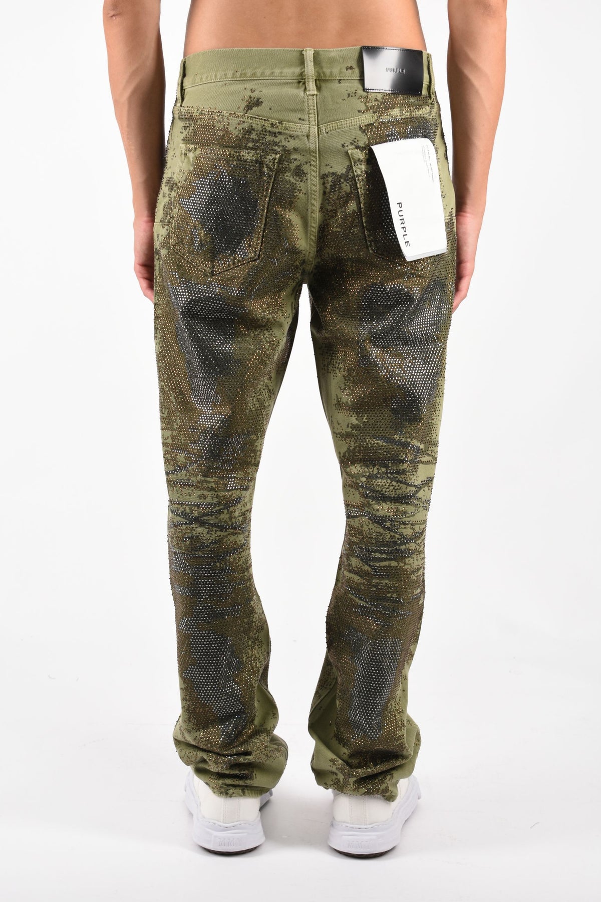 Jeans straight Trompe L'oeil