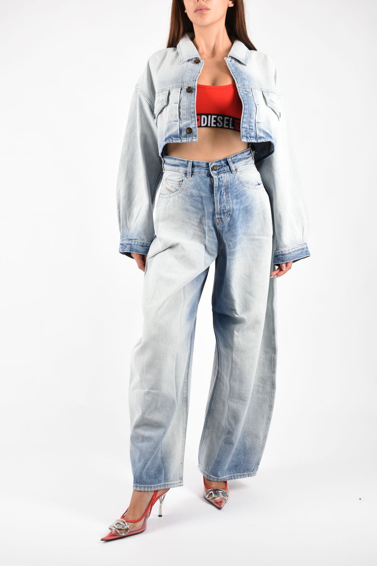 Giacca trucker oversize corta DE MALLEY A23128007EE