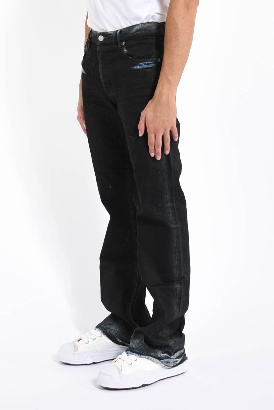 Jeans dirty coated flare