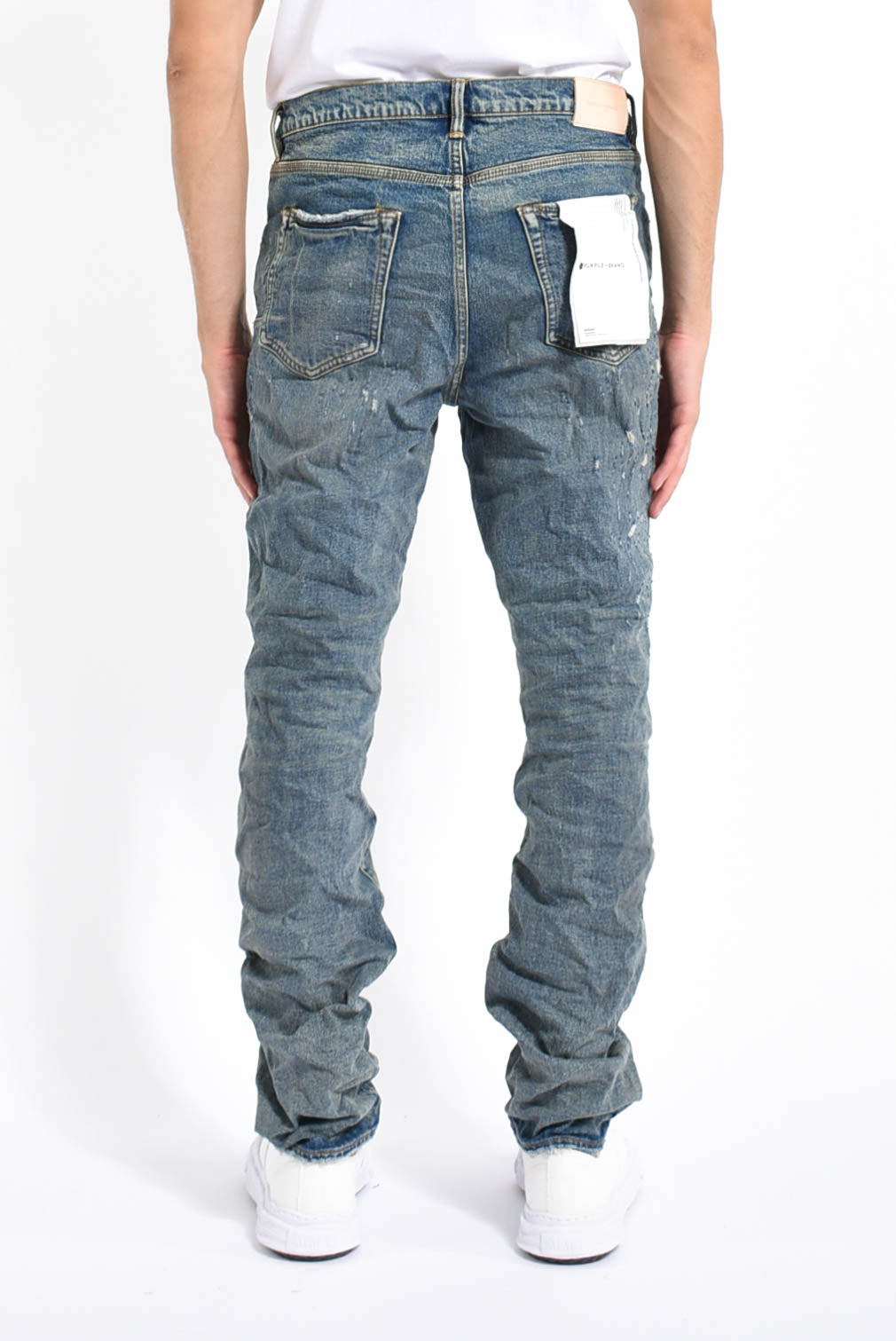 Jeans vintage laser abrasions