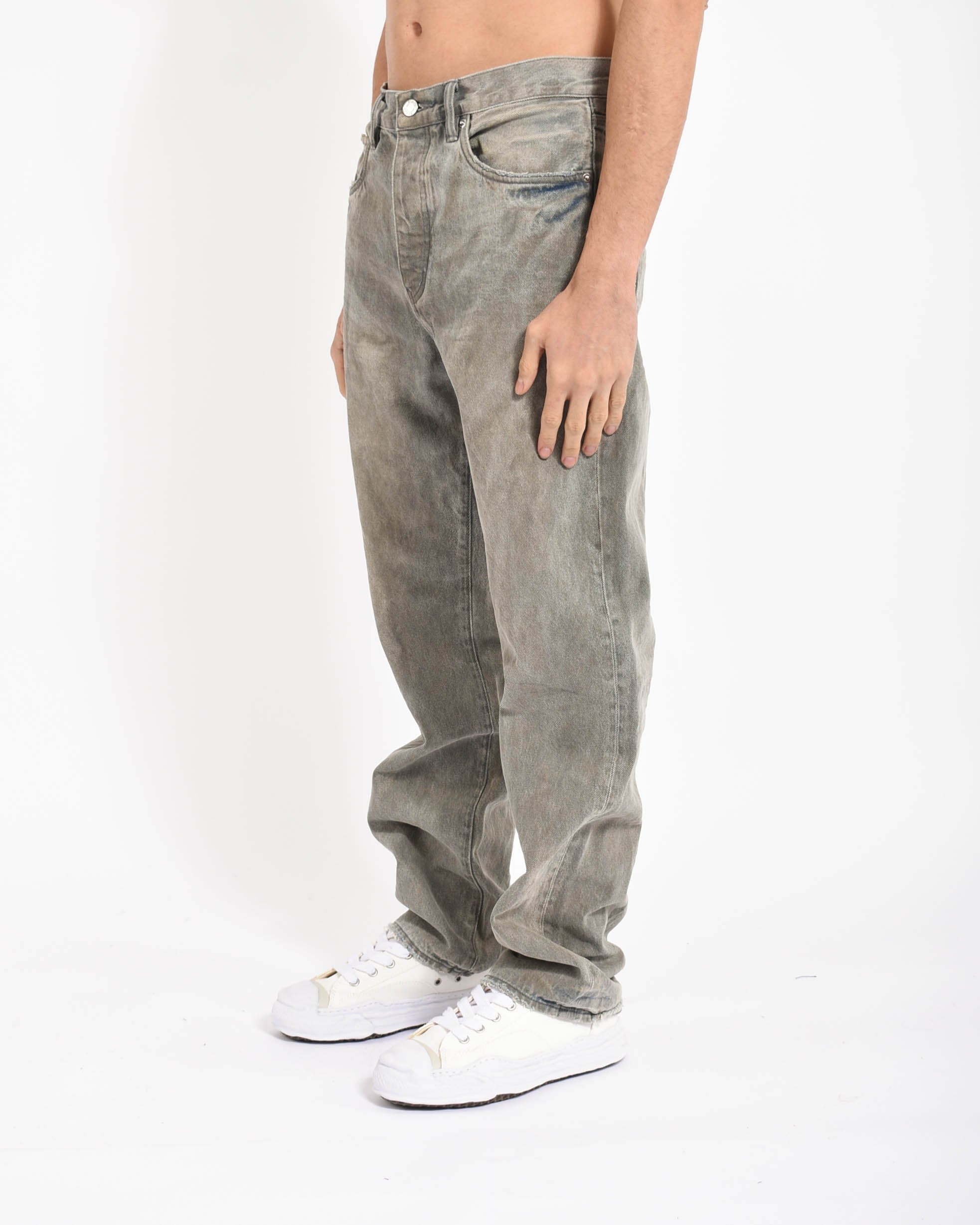 jean Straight Leg arcilla dirty