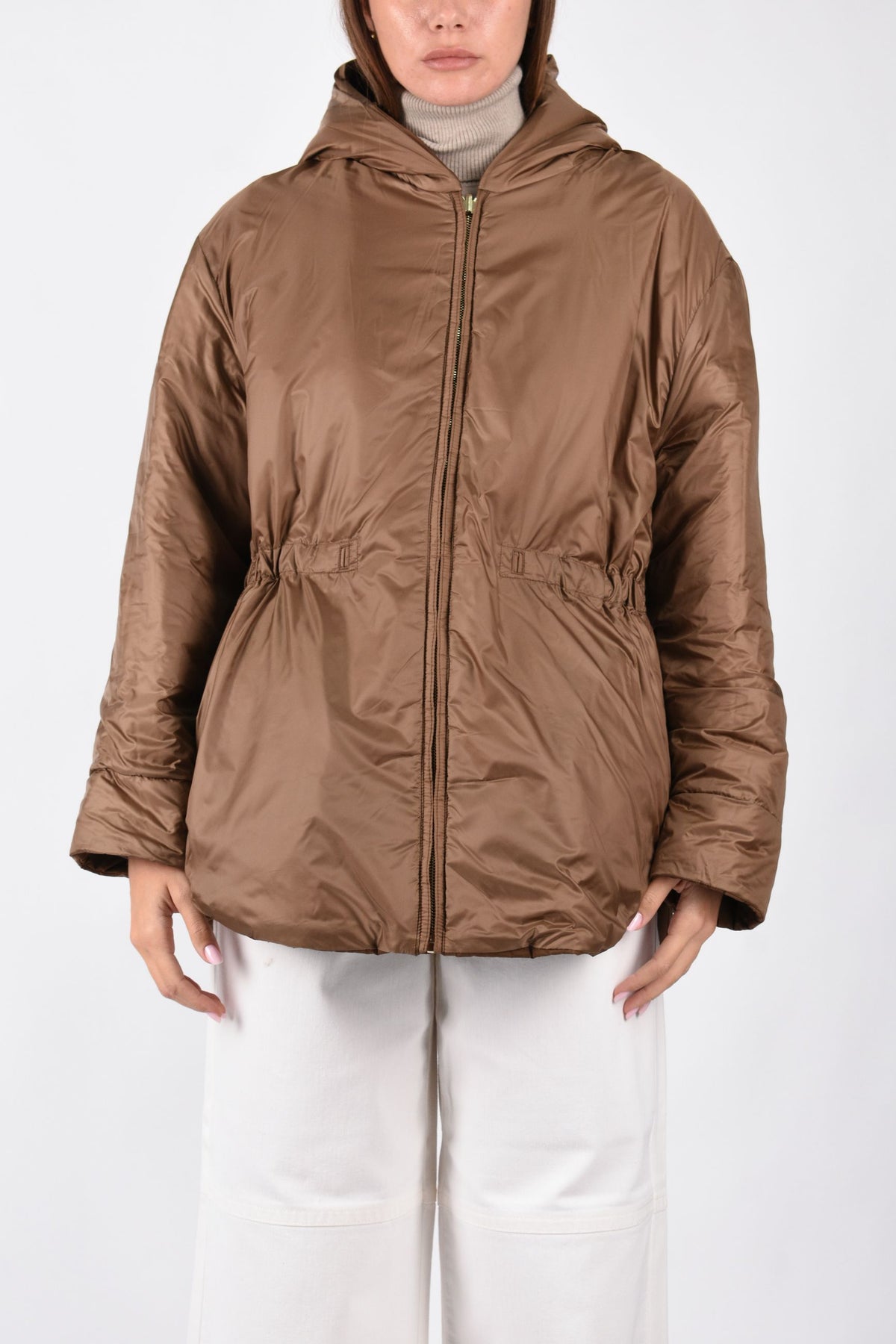 Parka imbottito reversibile in radzmir e tela antigoccia MTCCHARME 2629486024600