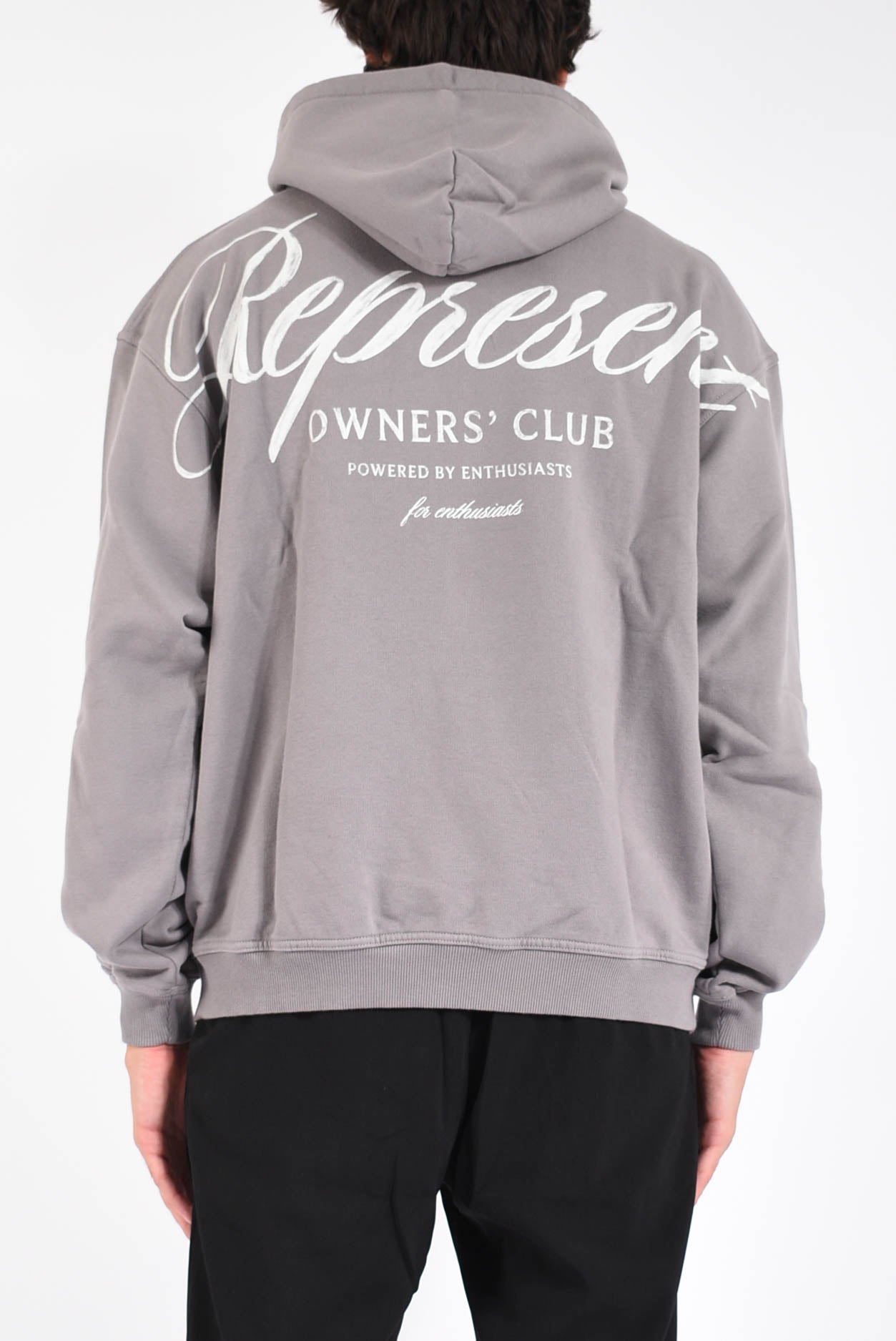 felpa con cappuccio Owners Club Script