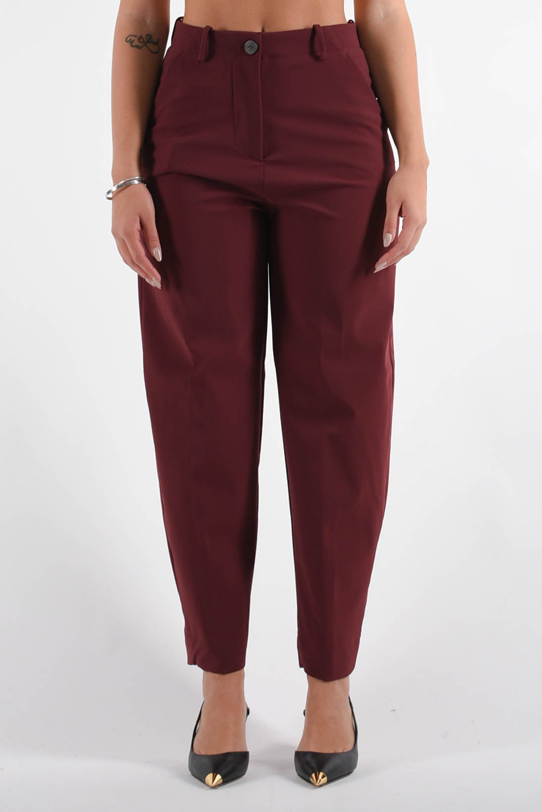 pantaloni a vita alta modello winter joanie