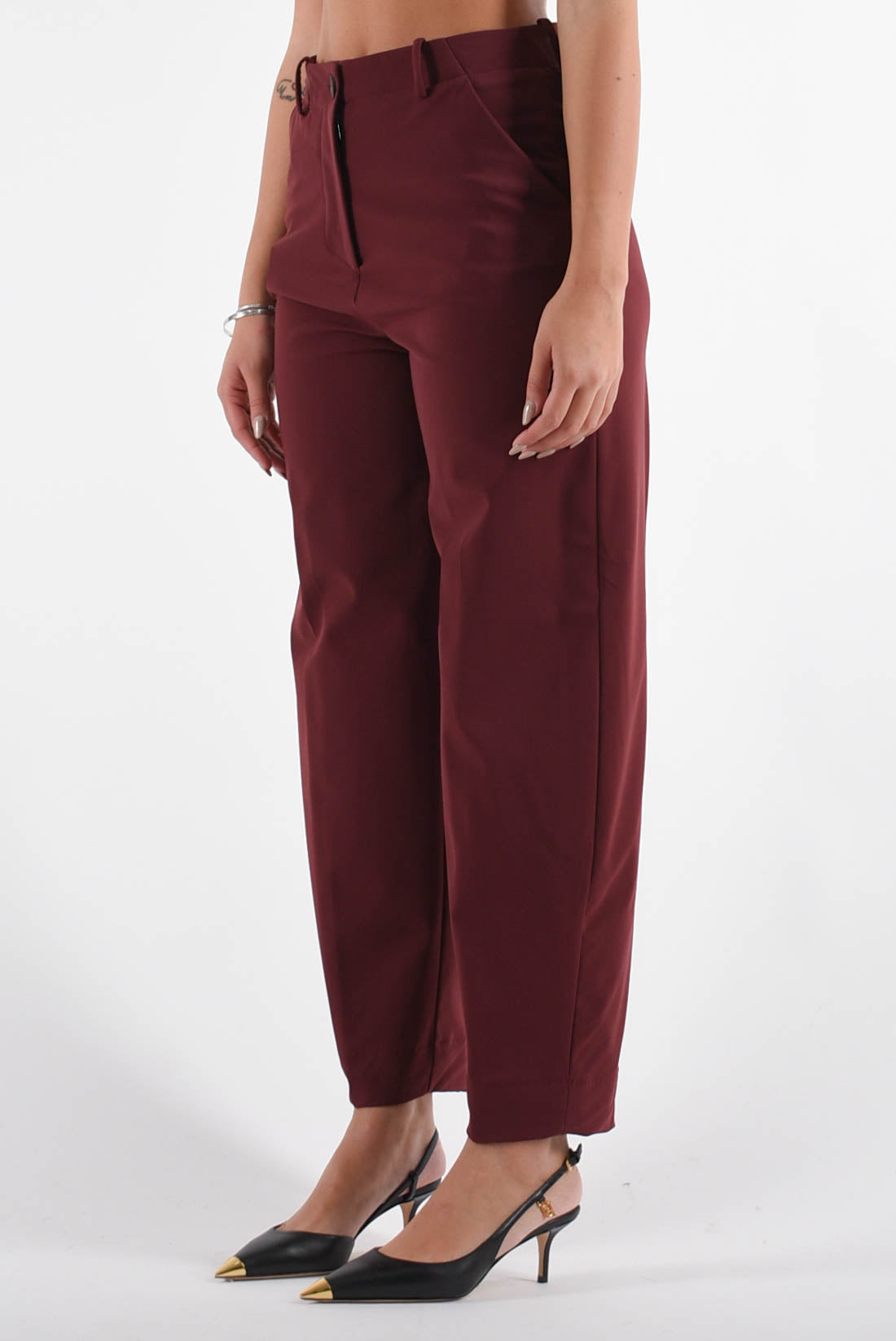 pantaloni a vita alta modello winter joanie