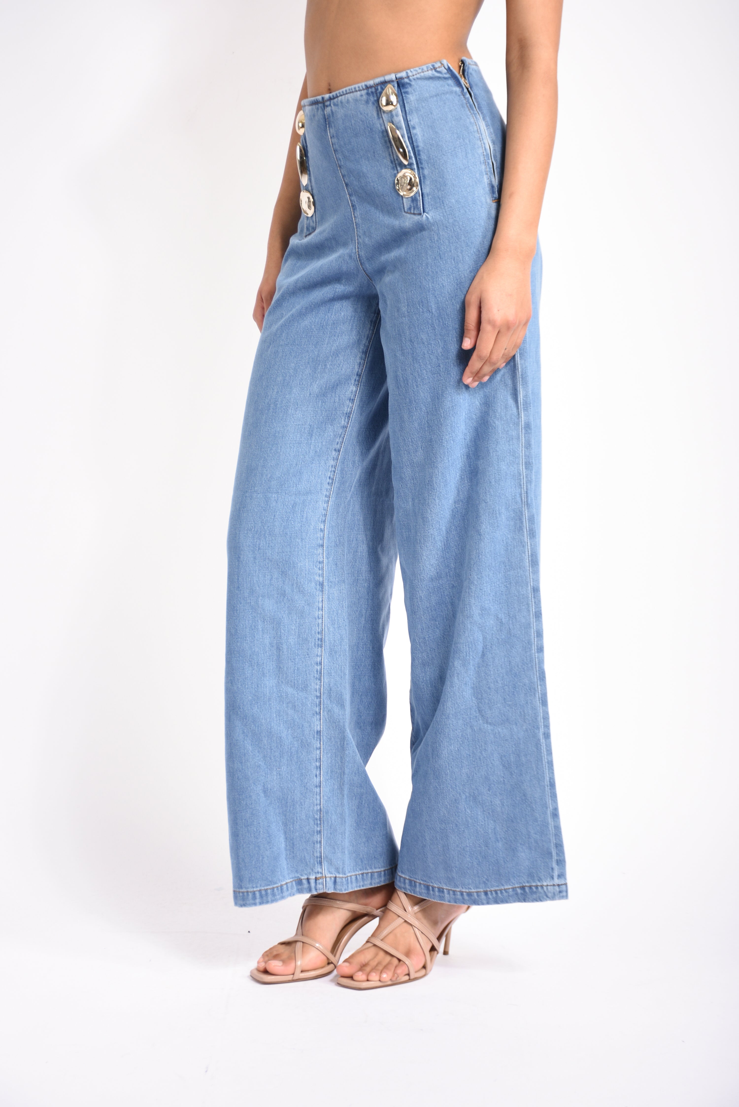 jeans a gamba larga