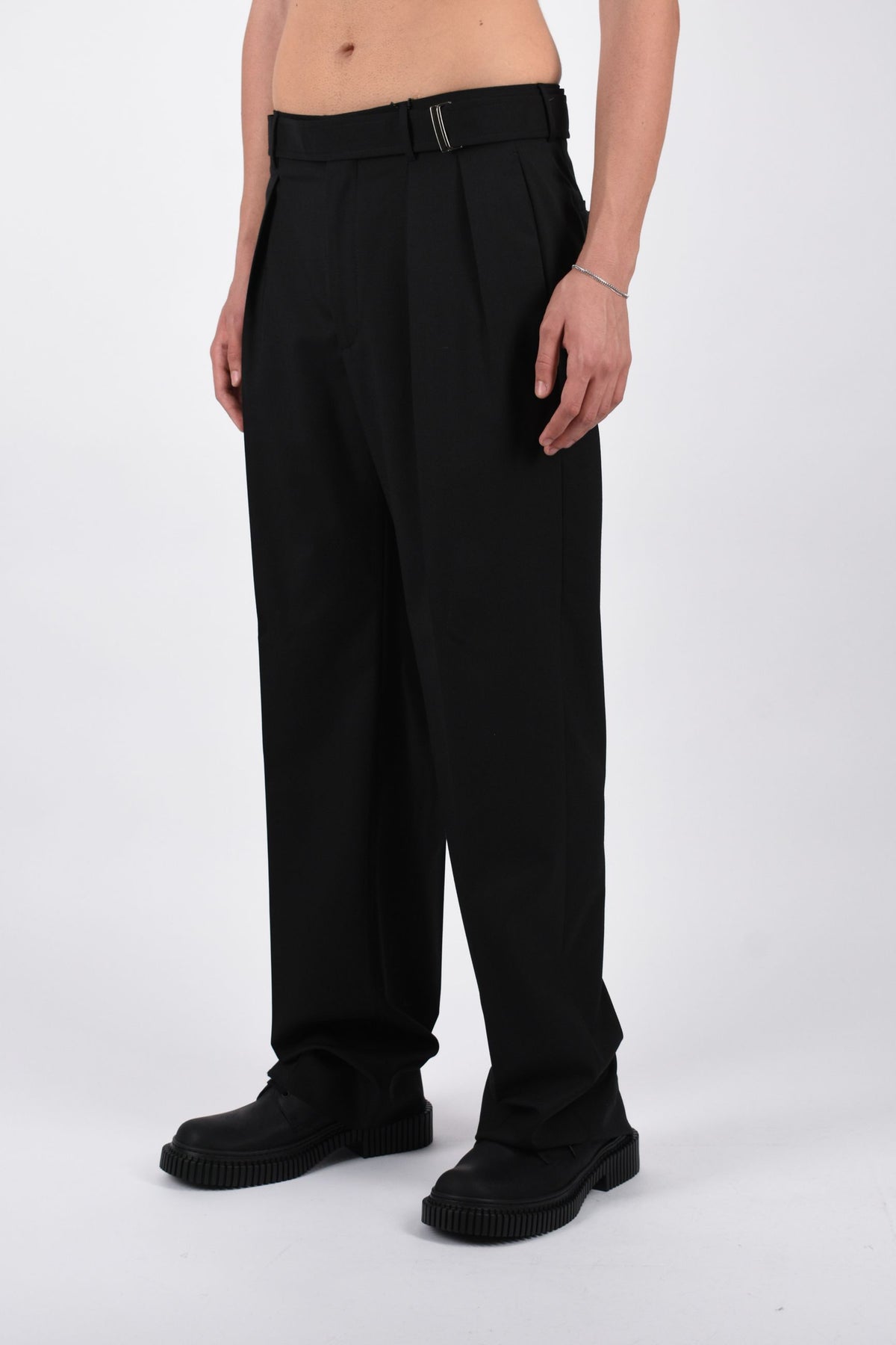 Pantaloni in lana PNEVIL24TGT150166U26I466