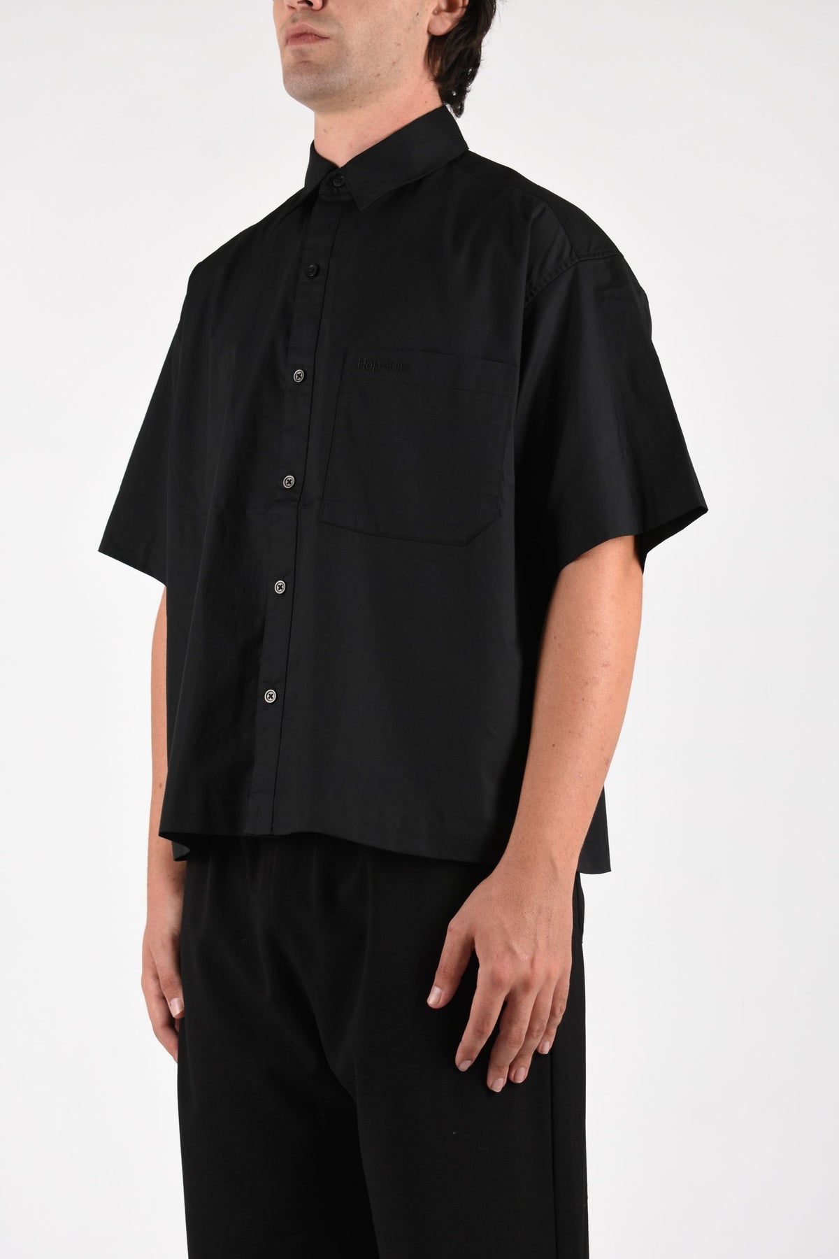 Camicia in popeline con logo 20262020702