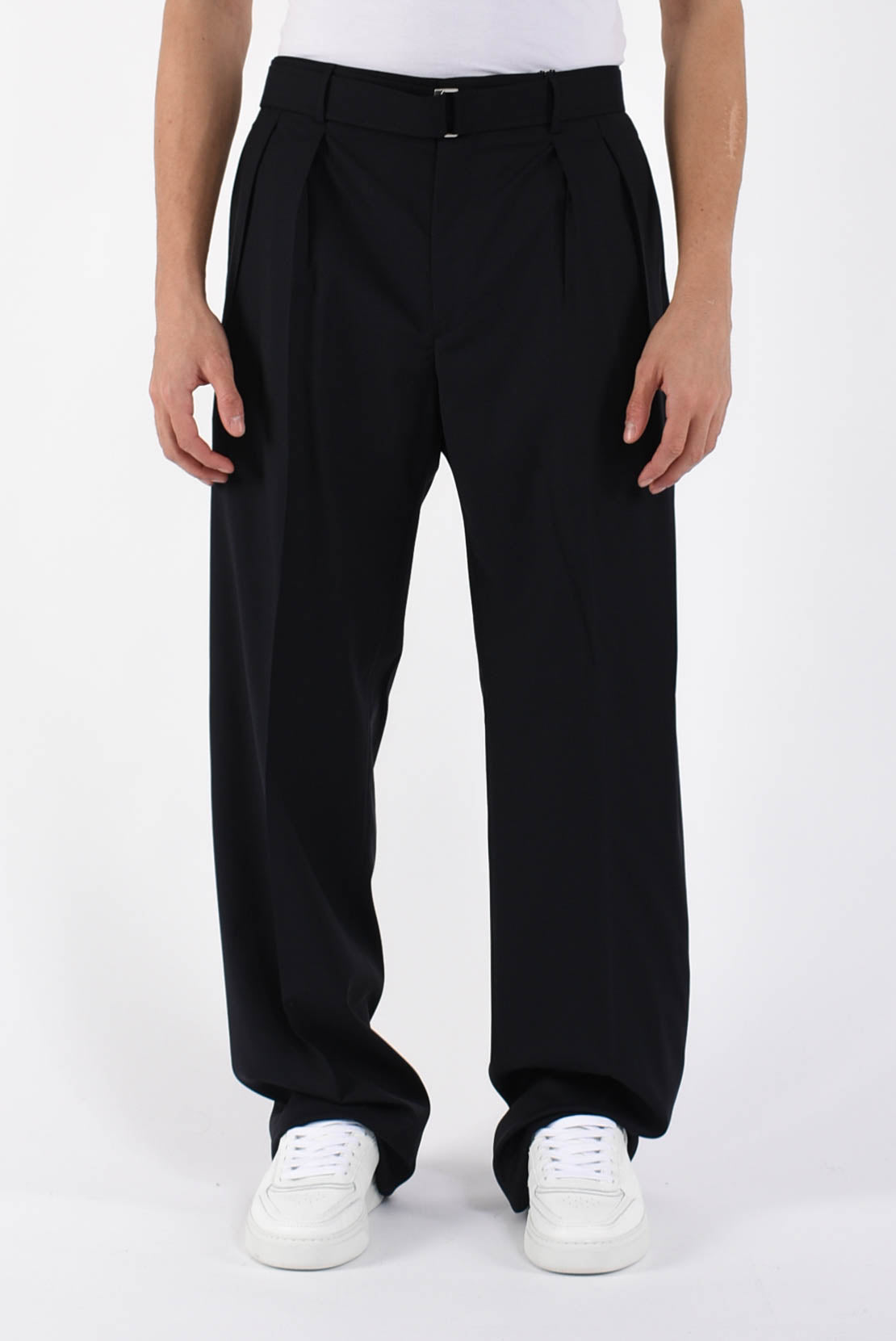 Pantaloni in fresco lana