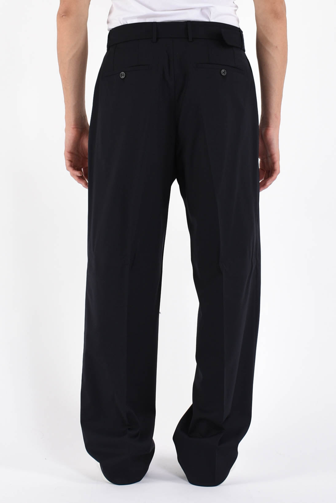 Pantaloni in fresco lana