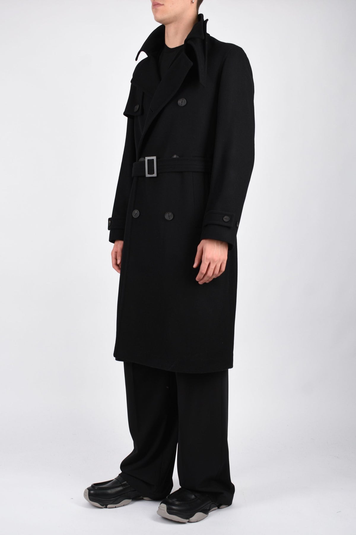 Cappotto doppiopetto in lana di pecora MELENDUGNOM745