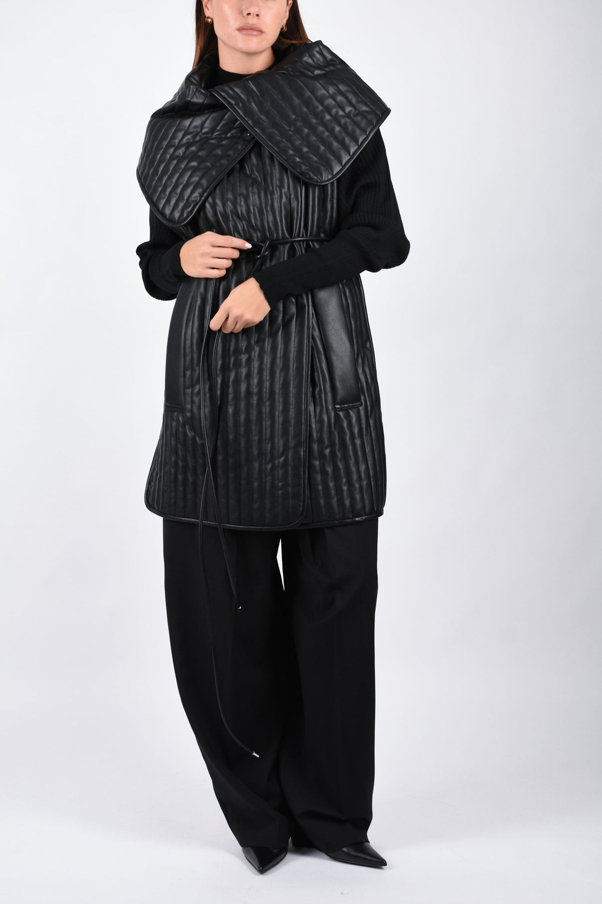 Gilet lungo trapuntato  VANADIO 2622496033