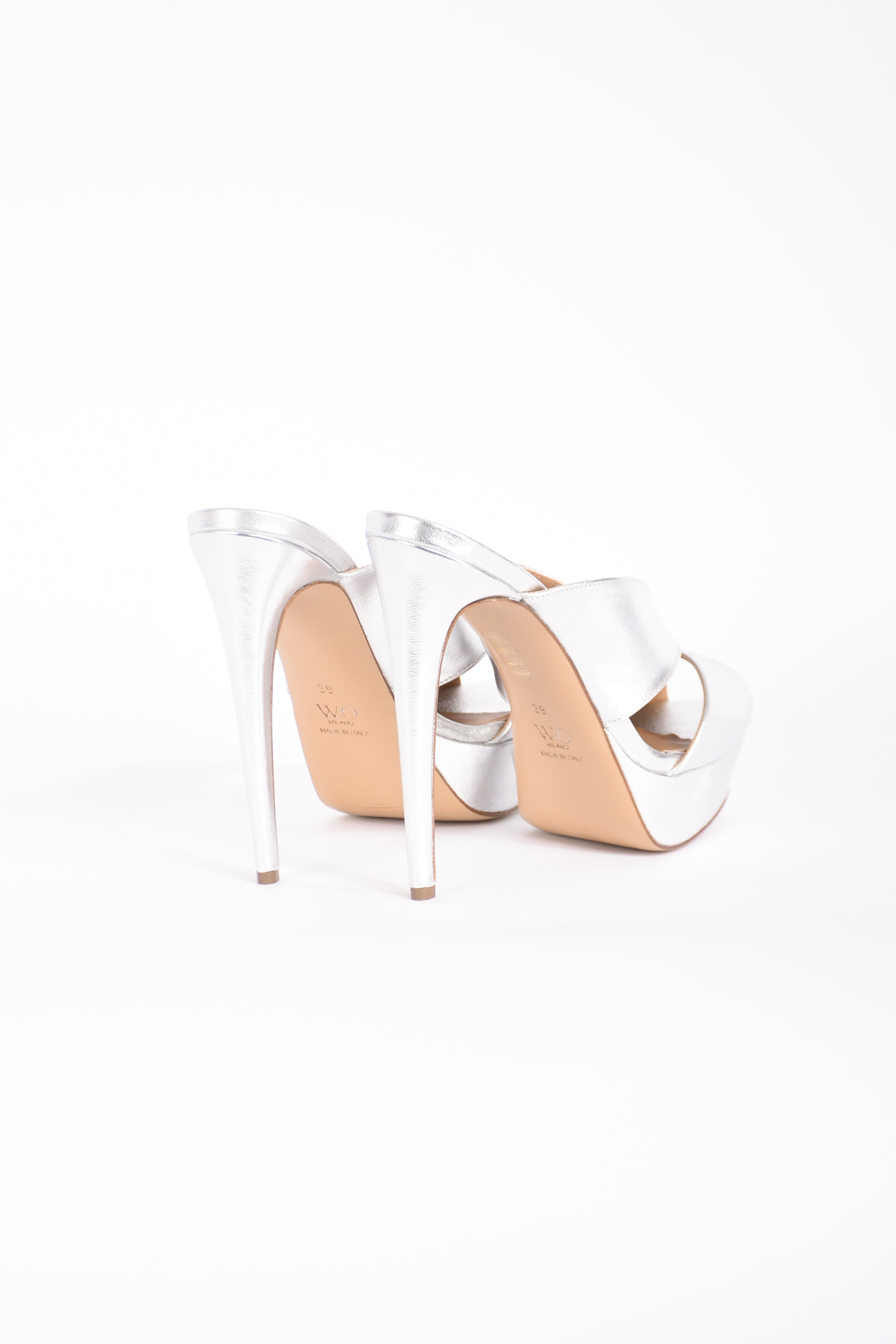 sandali in pelle sirio con plateau