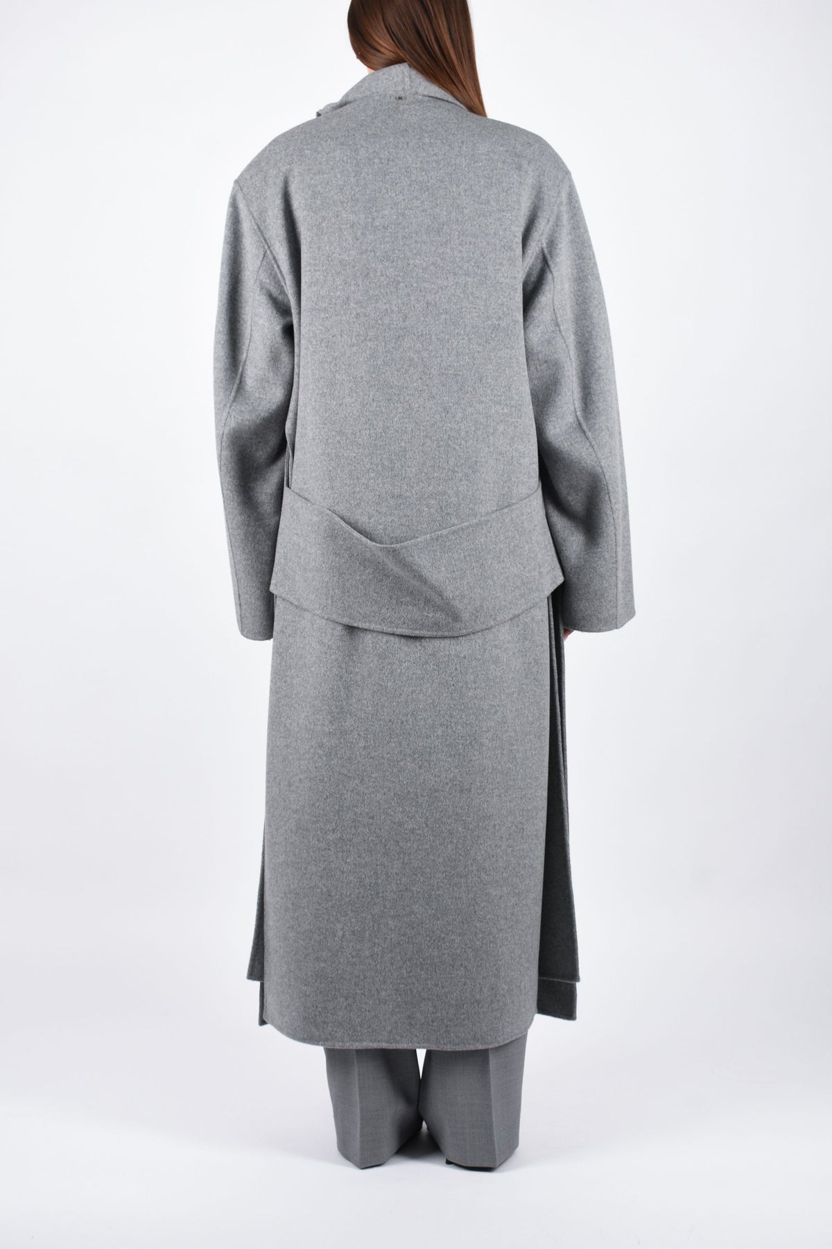 Cappotto lungo in pura lana ASSENSO 2622016043