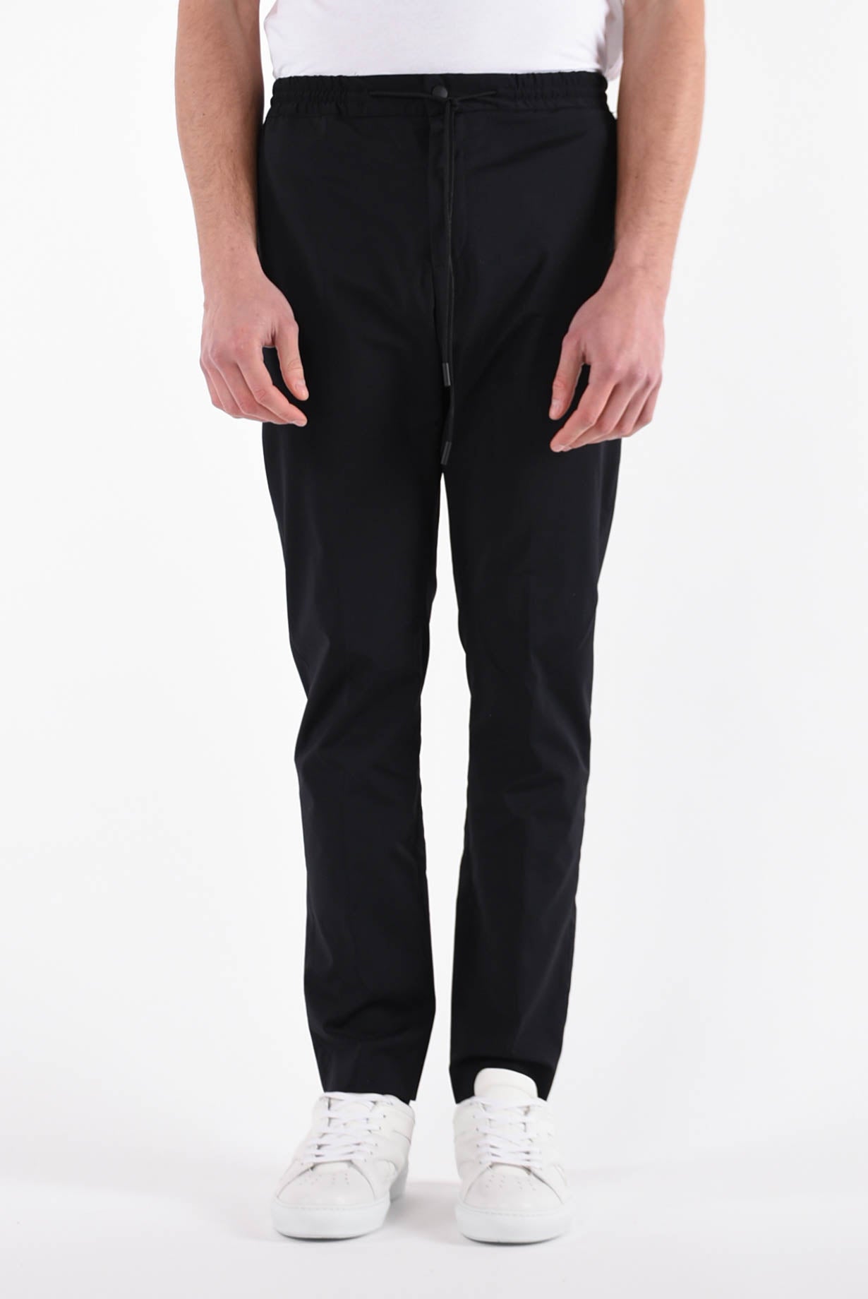 PT TORINO Pantaloni jogger in fresco lana